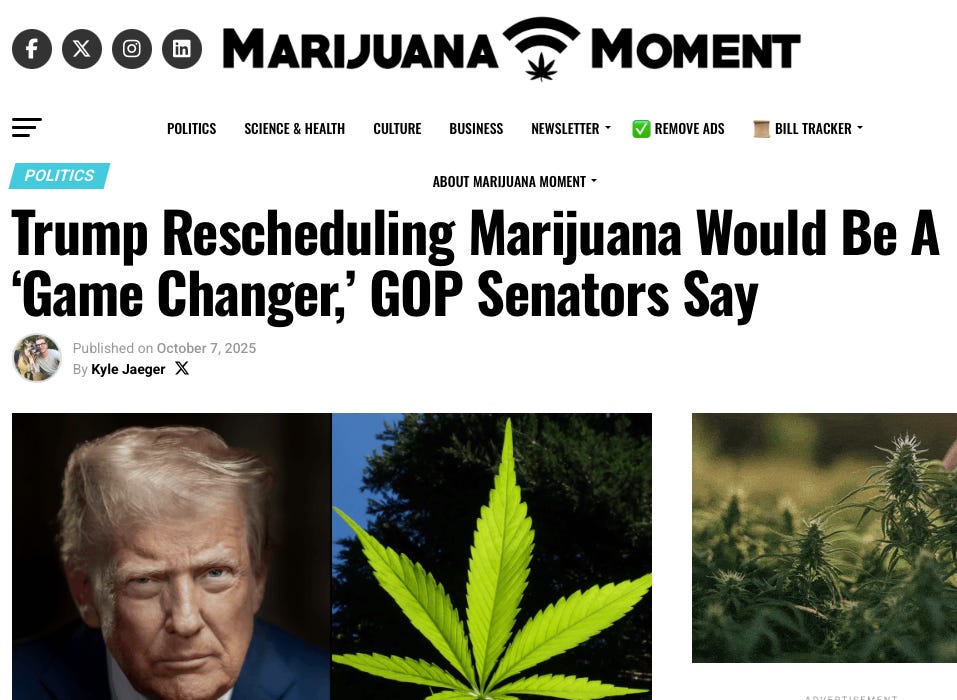 Screengrab of Marijuana Moment a partner of Ask a Pol and the LCB, where this interview with Senator Cramer first appeared Screengrab of Marijuana Moment a partner of Ask a Pol and the LCB, where this interview with Senator Cramer first appeared