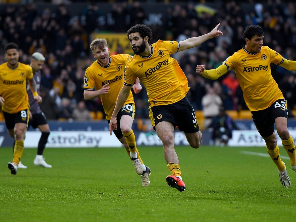 Rayan Aït-Nouri sets Wolves on their way but injuries mar win over Fulham | Premier League | The Guardian Rayan Aït-Nouri sets Wolves on their way but injuries mar win over Fulham | Premier League | The Guardian