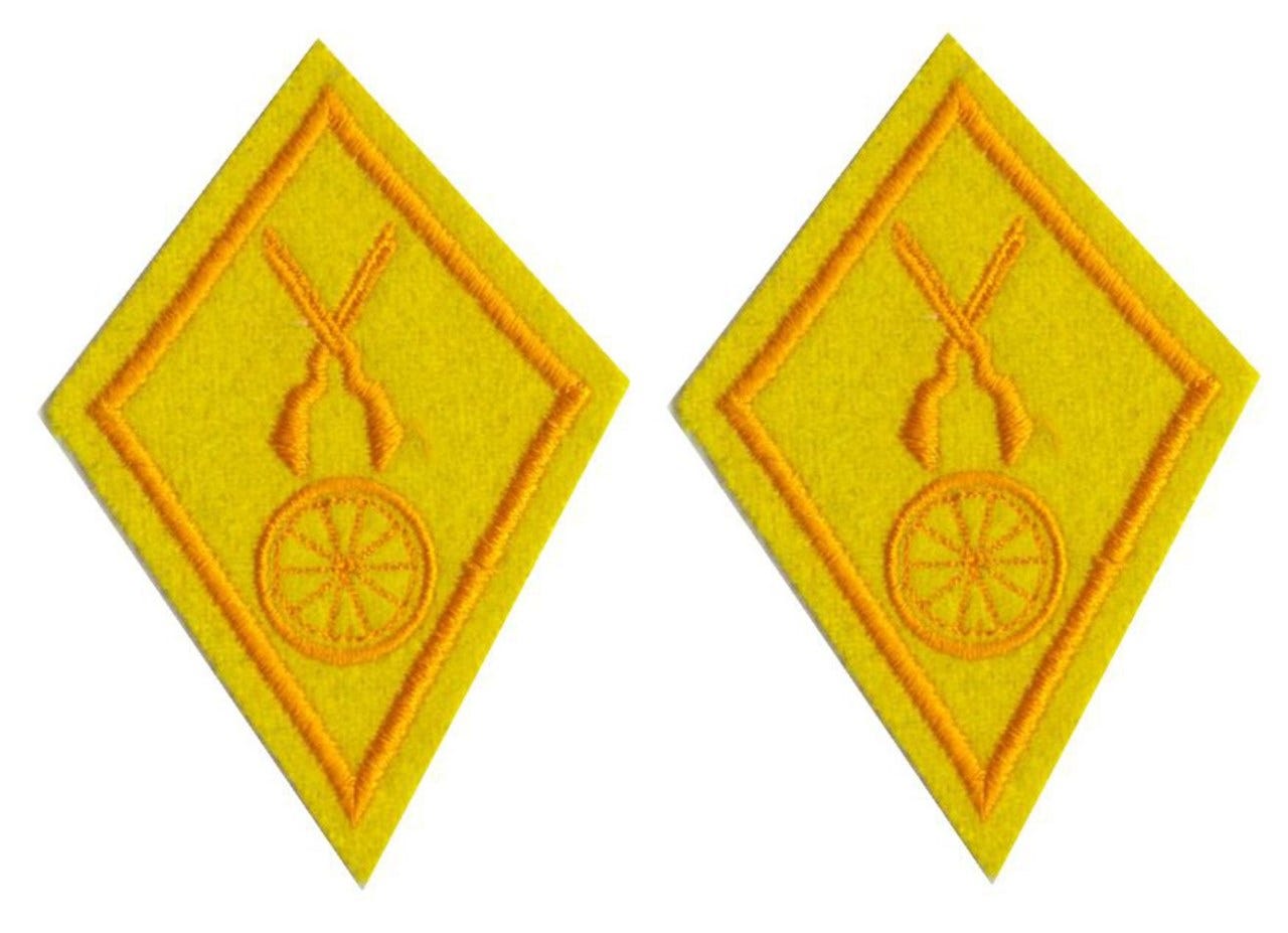 Radfahrer Kragenspiegel Mechanisierte und Leichte Truppen (MLT) Schweizer Armee Radfahrer Kragenspiegel Mechanisierte und Leichte Truppen (MLT) Schweizer Armee