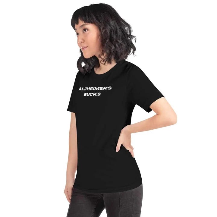 Alzheimer's Sucks Tee Shirt Alzheimer's Sucks Tee Shirt