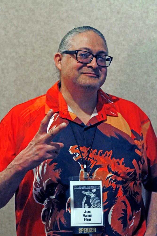 An assortment of people and scenes from Armadillocon 2024, held September 6-8 in Austin, Texas. (Gallery 7)