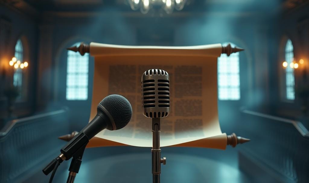 ACT 2. A Mansion, a Manuscript and a Mic