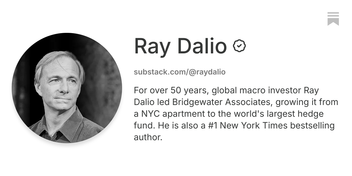 Ray Dalio | Substack
