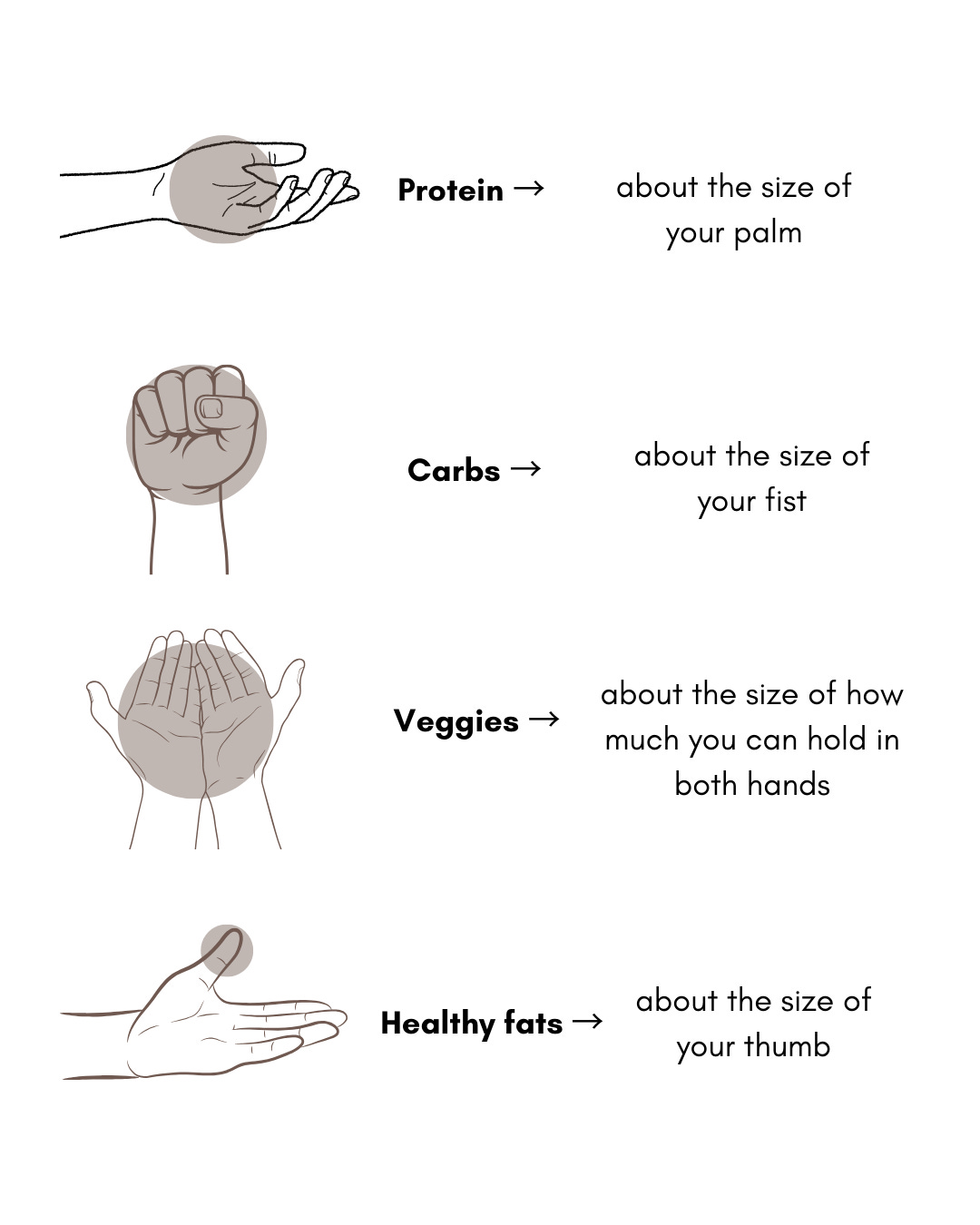 Hand Method Calorie Deficit A Dietitian’s Guide to Balanced Meals - by Nicole Addison
