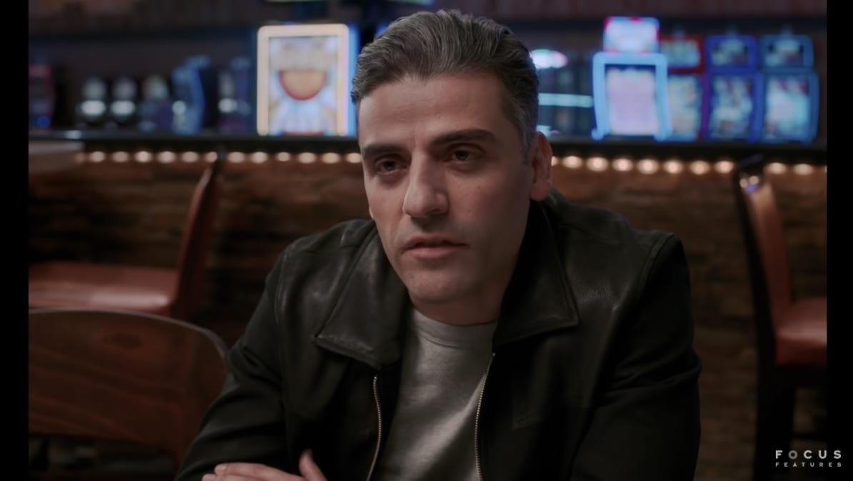 Oscar Isaac in The Card Counter