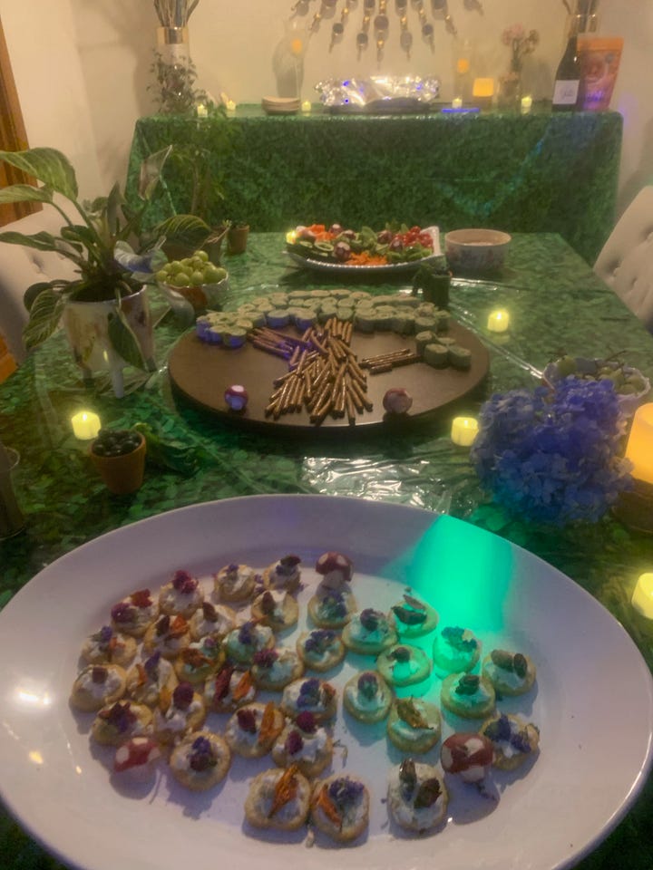 photos from Earth Day birthday party