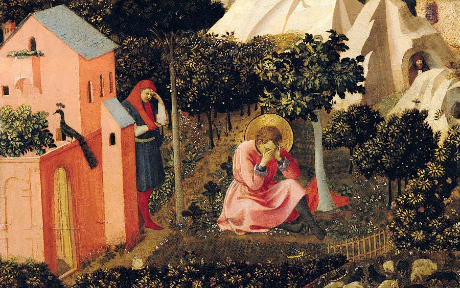The Conversion of Saint Augustine by Fra Angelico
