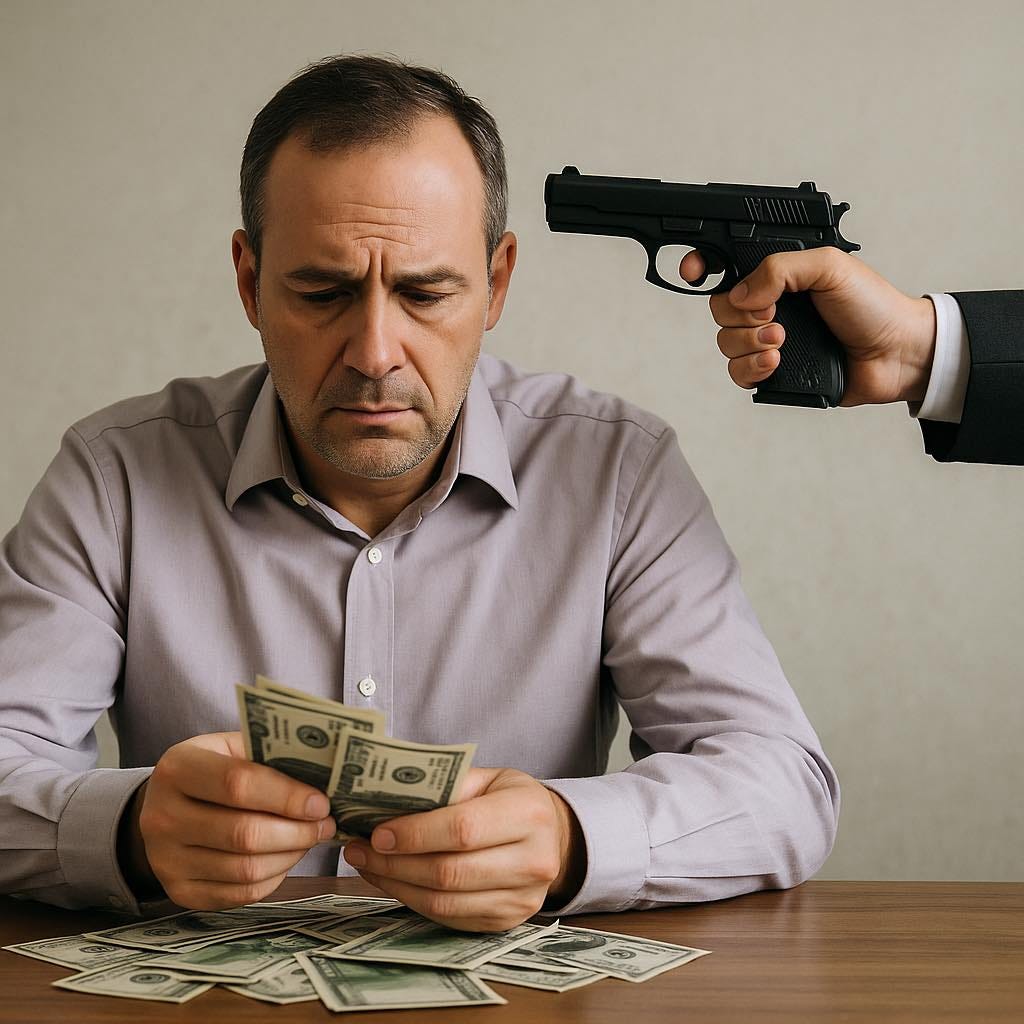 May be an image of 1 person and money