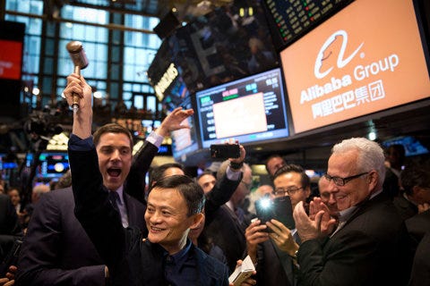 A Soaring Debut for Alibaba - The New York Times