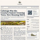 A First Print Edition for Calistoga