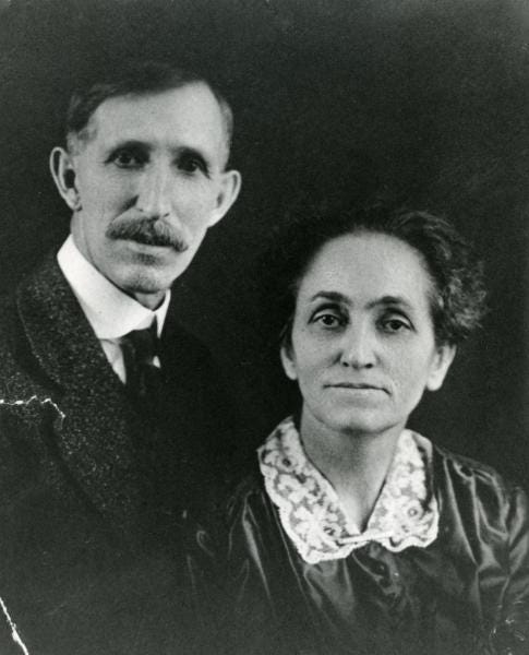 Elias Disney and Flora Call Disney