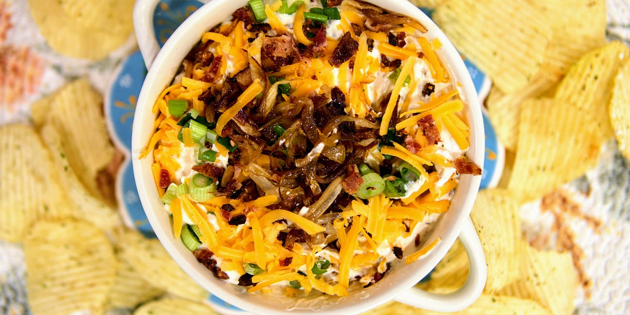 Everything But The Potato Dip & Pinot Blanc 