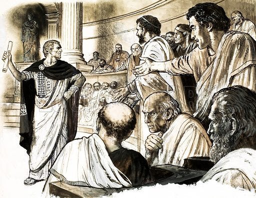 Assassination! The Ides of March. stock image | Look and Learn