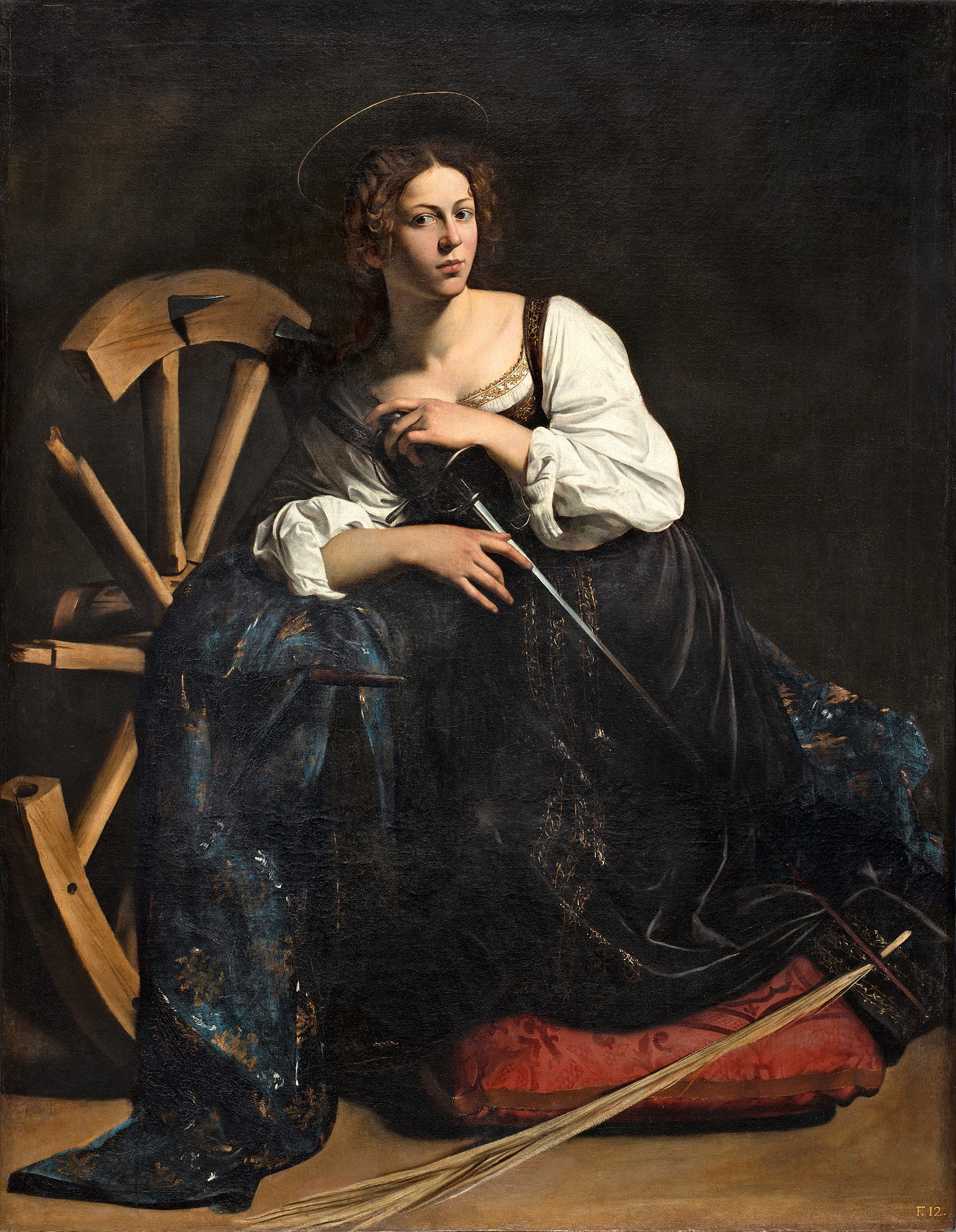 Saint Catherine of Alexandria (Caravaggio) - Wikipedia