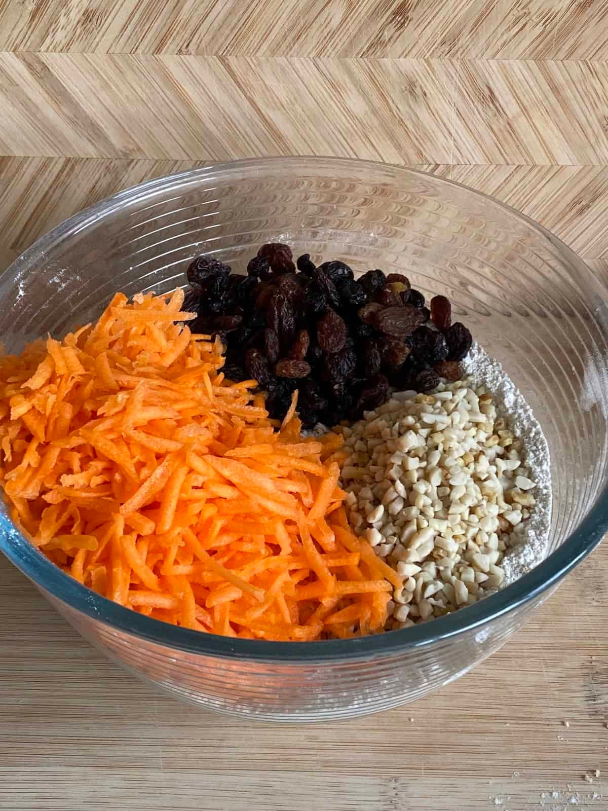 Ingredients for carrot cake traybake. Ingredients for carrot cake traybake.