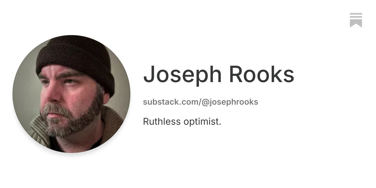 Joseph Rooks | Substack