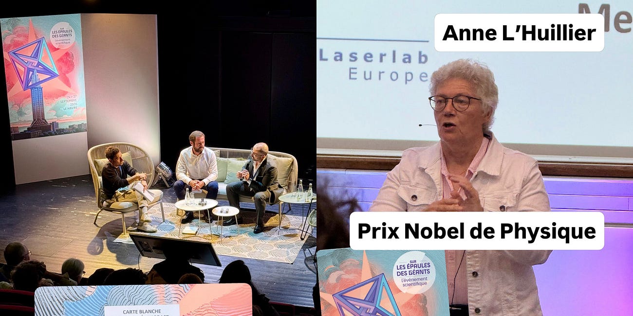 Sur les épaules des géants 2026 : Prix Nobel, physique et IA au Havre