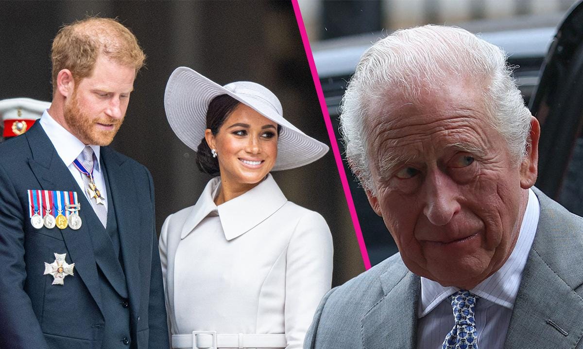 King Charles,Harry and Meghan Markle King Charles,Harry and Meghan Markle
