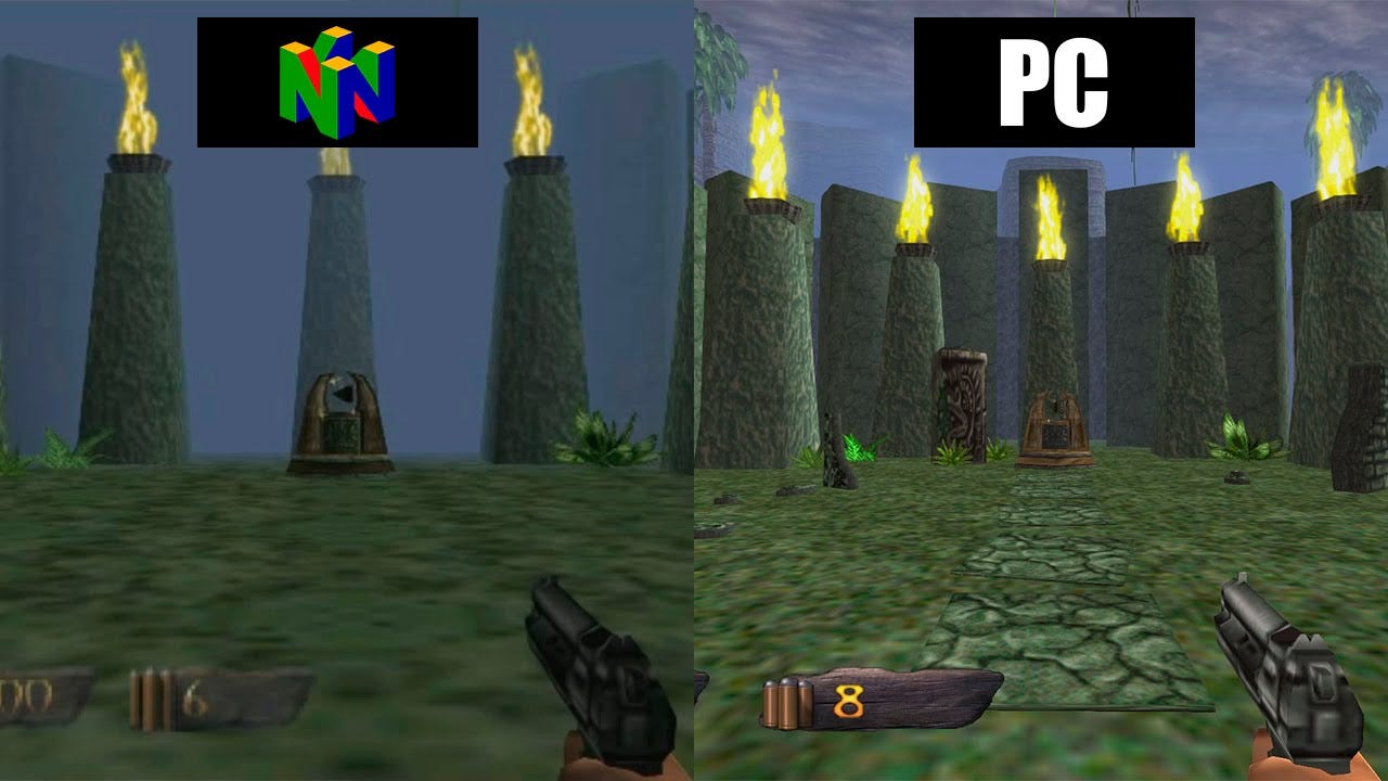 TUROK HD REMASTER 2015 | PC VS NINTENDO 64 | Comparativa grafica TUROK HD REMASTER 2015 | PC VS NINTENDO 64 | Comparativa grafica