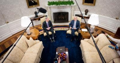 Biden and McCarthy Describe ‘Productive’ Meeting, but No Agreement ...