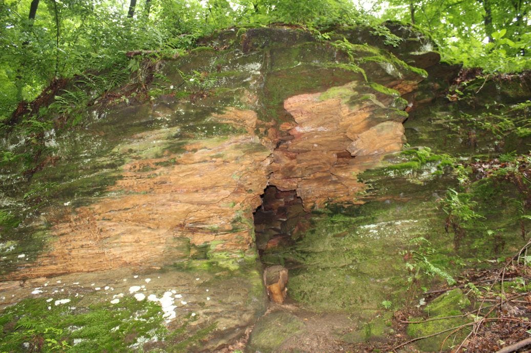 Cave at Malabar Farm behind Big House