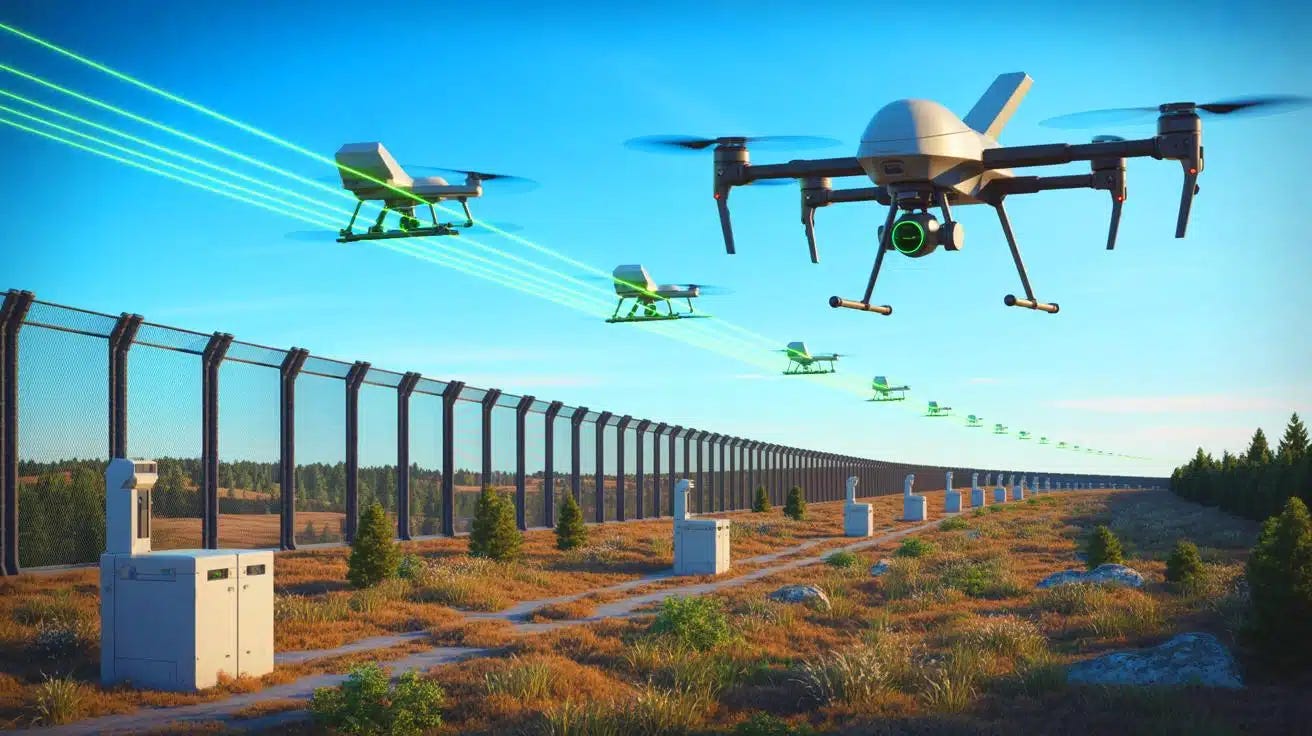 EU Builds Robot Army Border": $965 Million Drone Wall Stops Russian  Aircraft While Ukraine Provides Secret Weapons Technology