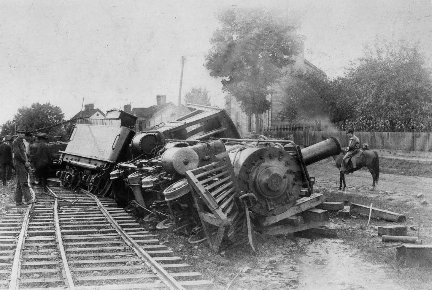 Unknown trainwreck | Train wreck, Train, Train pictures