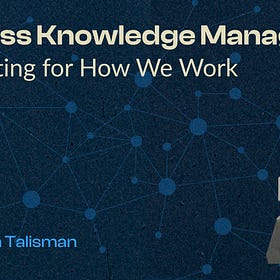 Process Knowledge Management, Part I