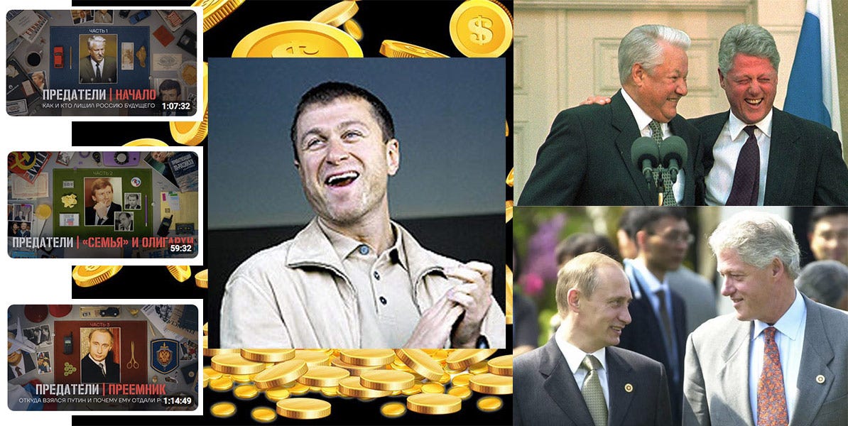 Series "Traitors": Yeltsin's Family, Israeli Oligarchs, Assassinations, USD Billions Robbery and Crimes Against Russian Citizens