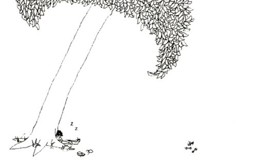The Giving Tree in happier times (or with boundaries).