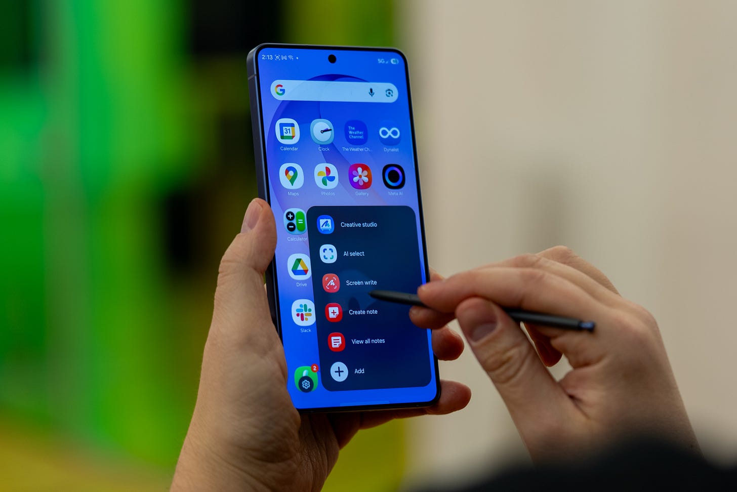Samsung Galaxy S26 Ultra note-taking with the S Pen