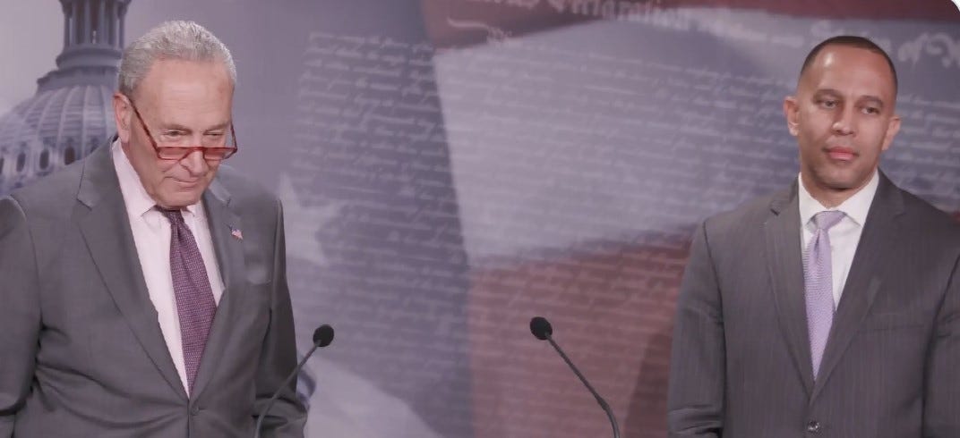 Democrats Aren't Going To Allow Chuck Schumer To Cave To Trump