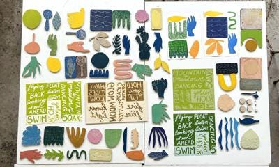 Colourful collage by Tara Cooper as an example of the proposed project Colourful collage by Tara Cooper as an example of the proposed project