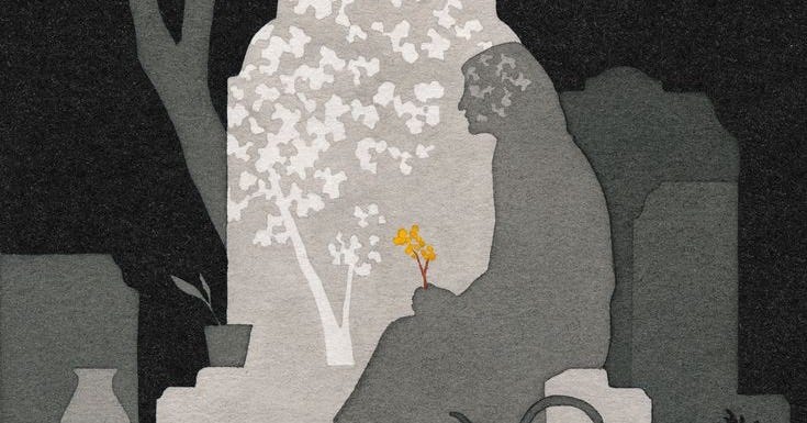 This may contain: an image of a man sitting in front of a tree with a yellow flower on it This may contain: an image of a man sitting in front of a tree with a yellow flower on it