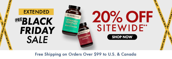 Pre-Black Friday Sale: 20% Off Sitewide** - Extended