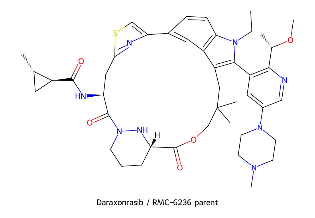 Parent daraxonrasib 2D structure