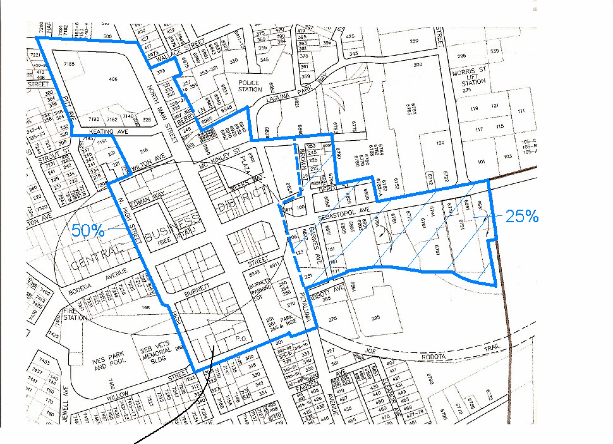 Sebastopol Street Map.pdf City takes back financial control of Sebastopol's Business Improvement ...