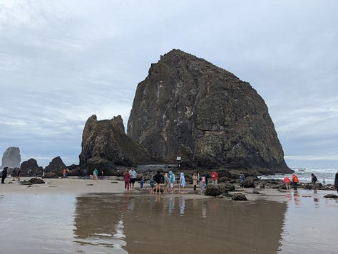 Pictures of Haystack Rock at Cannon Beach, Oregon