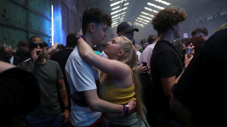 The event has been described as &amp;#39;surreal&amp;#39; by clubgoers