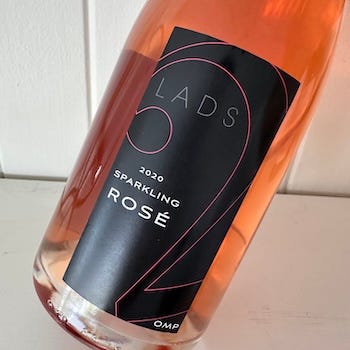 2 Lads Sparkling Rosé | Old Mission Peninsula (OMP)- Michigan