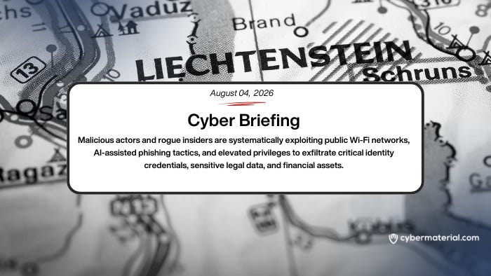 Cyber Briefing – 2026.08.04 – CyberMaterial