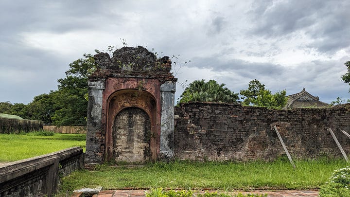 visiting the imperial city of Hue