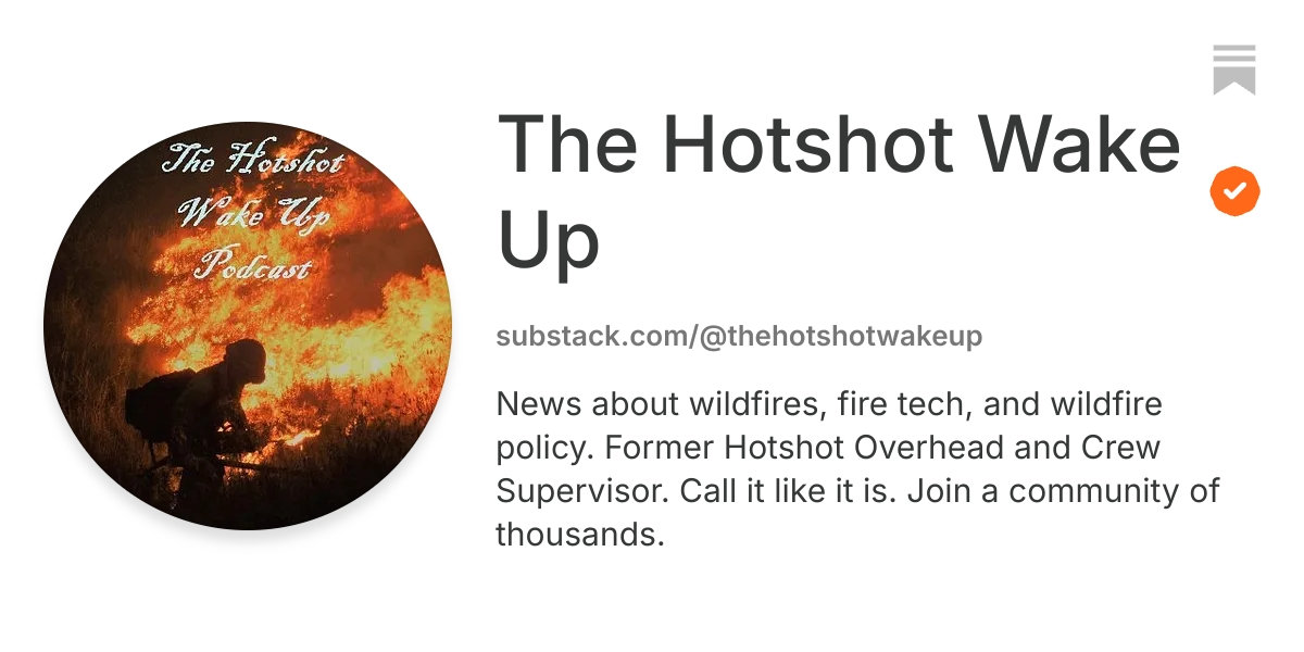 The Hotshot Wake Up | Substack