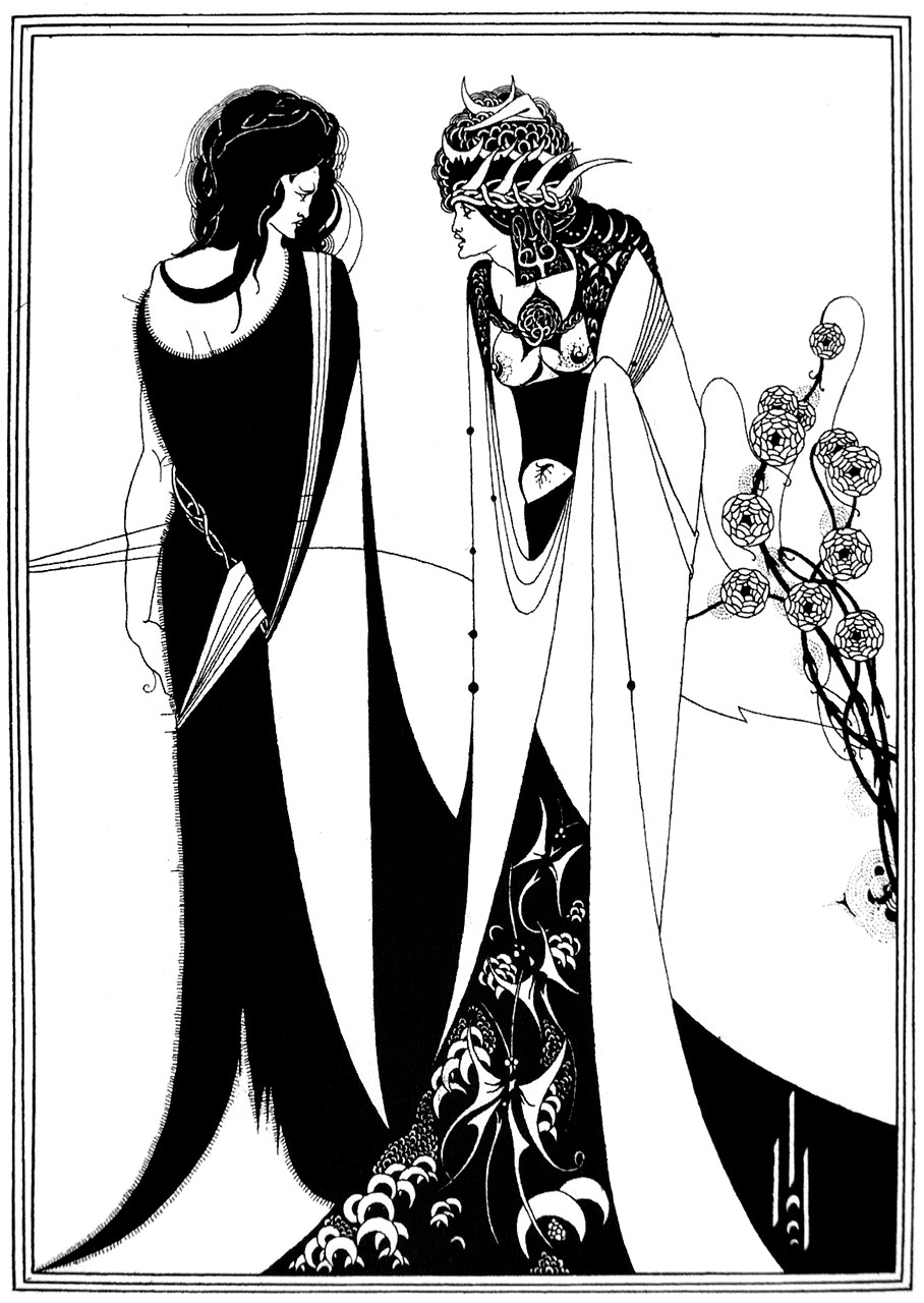 Salome illustration by Beardsley