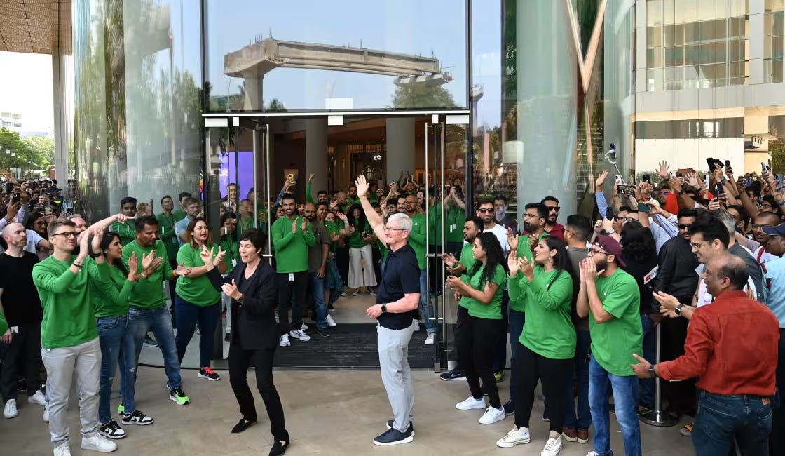 Apple's India Sales Climb 33% to New High Amid Shift Away from China