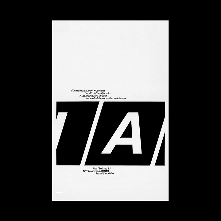 FIAT logo design, Armin Vogt, 1968, LogoArchive, Logo Histories