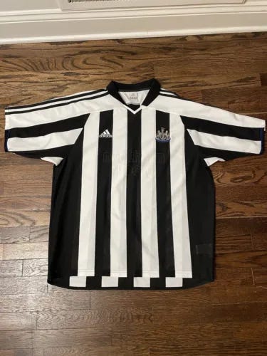 Adidas Newcastle United FC Soccer Football 2003/2004 jersey Size XL England