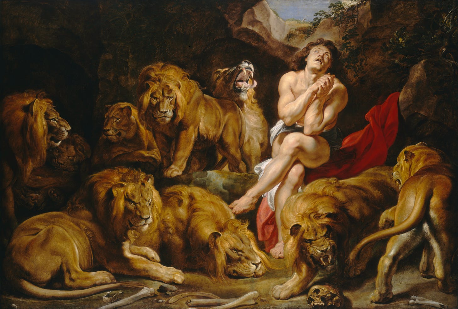 Daniel in the lions' den - Wikipedia
