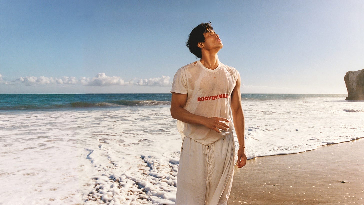 Gonna Need Milk launches the first Milk Man Hydration Calendar starring Charles Melton