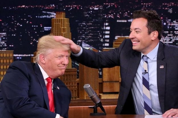 jimmy fallon donald trump hair fallout jimmy fallon donald trump hair fallout